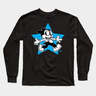 Bimbo-Blue Star Long Sleeve T-Shirt